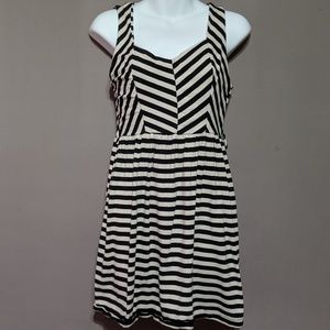 Black and White Striped Dress